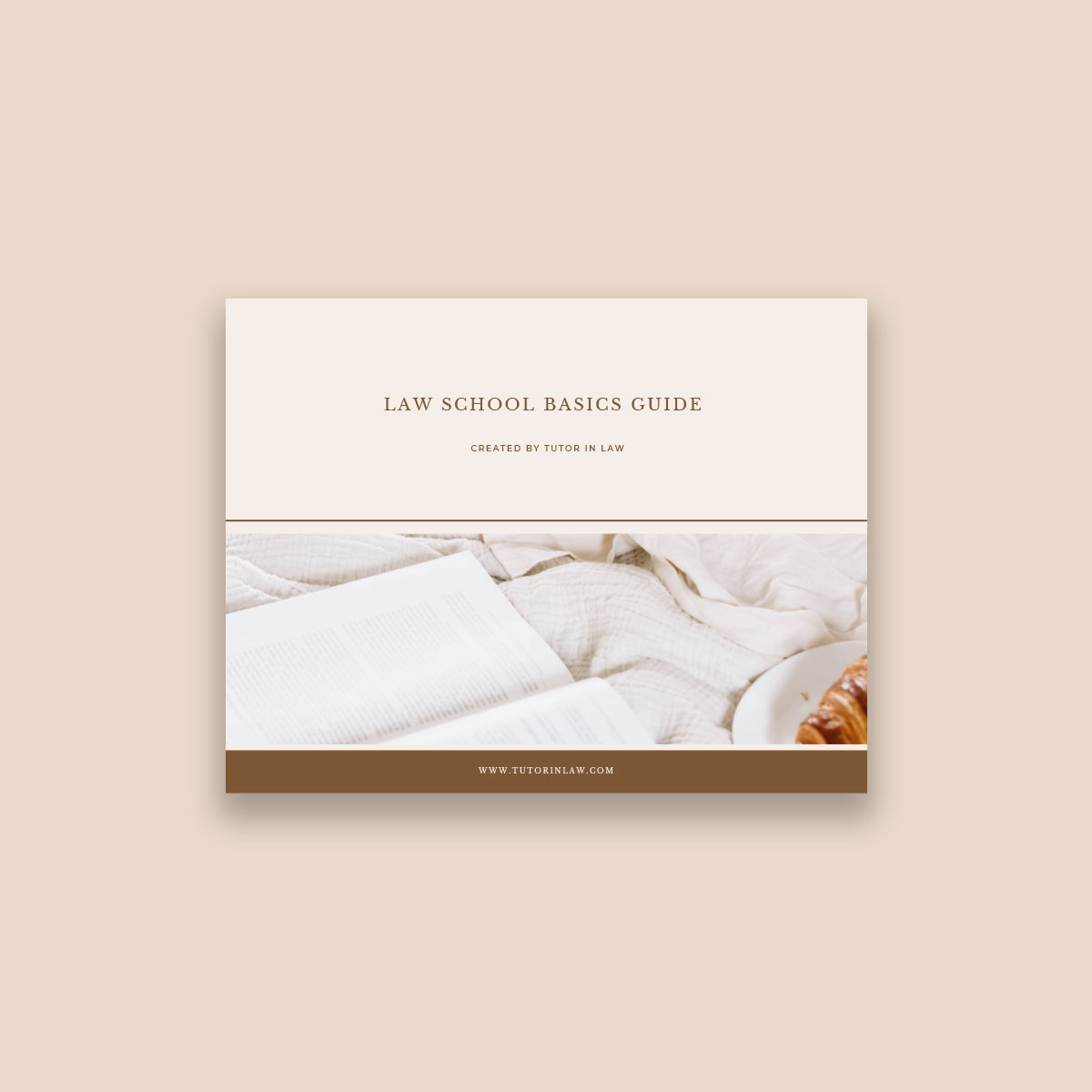 Front Cover for Law School Basics Guide